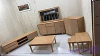 ست آینه کنسول میز تی وی . جلو مبلی و جاکفشی کفشی هایگلاس مدل سما  iw93