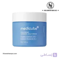 ژل کرم آبرسان مدی کیوب حاوی هیالورونیک اسید و سرامید 50 میل