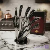 ست چاقو 8پارچه مشکی راکلند مدل 2101