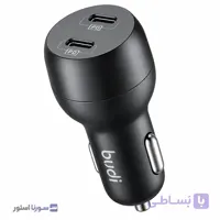 شارژر فندکی 40W بودی PD و فست با دو خروجی USB-C مدل CC108RB با گارانتی 18 ماهه (6 ماه تعویض)
