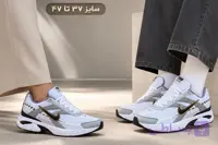 کفش نایک V5 سایزبزرگ ست سفید طوسی کد 1687+2671