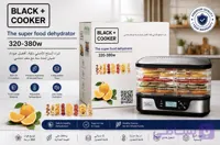 میوه خشک‌کن ۵ طبقه بلک کوکر BLACK + COOKER با تنظیم دما و تایمر