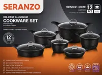 سرویس قابلمه ۸ پارچه سرانزو SERANZO سری SENSIZ HOME