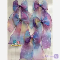 گیره مو پاپیون حریر پینترستی