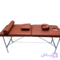 تخت ماساژ تاشو پرتابل پایه استیل یک‌شکن و قابل‌حمل