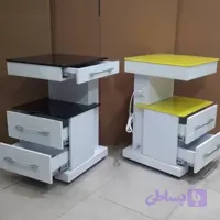 ترالی زیبایی پزشکی سه کشو دو طبقه کد 520