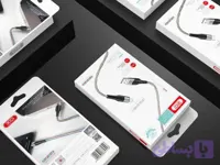 کابل شارژ سریع لایتنینگ به یو اس بی 1 متری ایکس او چراغ دار