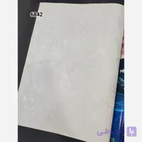 کاغذ دیواری ماشروم طرح پروانه سفید و مکمل کد 6842 پس کرایه
