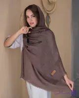 شال نخی مدل آناهیتا قهوه ای