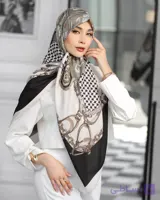 روسری نخی طرح آرت کد 8