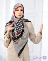 روسری نخی طرح آرت کد 10