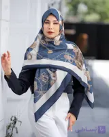 روسری نخی طرح آرت کد 11