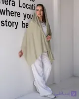 شال نخی مدل آناهیتا سبز