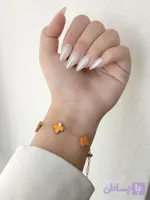 دستبنداستیل ونکلیف زنانه با ثبات رنگ بالا