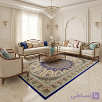 فرش ابریشم کد 1600111