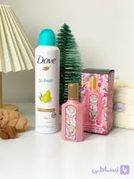 ست عطر گوچی گورجس گاردنیا ۲۵ میل و اسپری داو گلابی