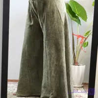 شلوار نخی فول بگ