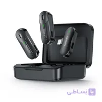 میکروفون یقه ای بی سیم یسیدو KR17 با گیرنده تایپ سی