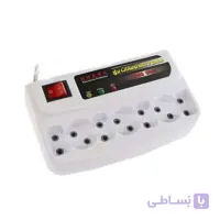 محافظ برق امگا ۷ خانه طول کابل ۱.۵ متر بدون ارت