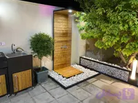 دوش باغی کنار استخر الیسان