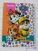 دفتر ۱۰۰ برگ جلد سخت «سگ‌های نگهبان» (PAW Patrol)
