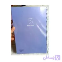 دفتر 80 برگ فنری مجلد خط دار پیتیکو رنگ پاستیلی