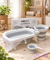 ست وان حمام تاشو نوزاد سافت شف Softchef ترکیه ۴ تکه