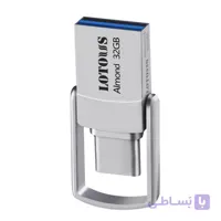 فلش مموری لوتوس 32GB OTG TYPE-C مدل ALMOND