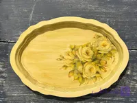 سینی پتینه چوبی