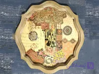 سینی چوبی دکوپاژ