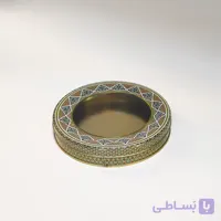 قوطی فلزی زعفران قطر 17 ارتفاع 2 (50 گرم سرگل)