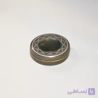 قوطی فلزی زعفران خاتم 7 گرمی (15 گرم سرگل)