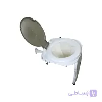 صندلی توالت دیواری تاشو با قیف تاشو