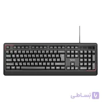 کیبورد با سیم تسکو مدل TK 8082