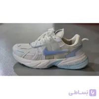 کفش اسپرت بچگانه مدل V2K رنگ سفید آبی سایز 32 تا 36
