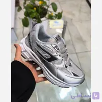 کفش اسپرت دخترانه و پسرانه دیزل رنگ نقره ای مشکی زیره پی یو نرم