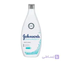 شامپو بدن Clean & protect جانسون حاوی نمک دریا