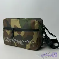 کیف دوشی کارهارت چریکی با چاپ برجسته سفید Carhartt