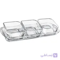 اردوخوری بلور کاوه مدل باروک 3 خانه