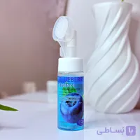 فوم شستشو براش دار آنتی‌اکسیدان عصاره بلوبری CQK