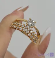 انگشتر طرح جواهر کد 26074