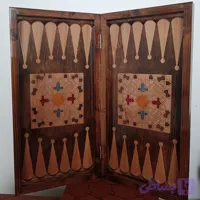 تخته نرد تمام گردو معرق