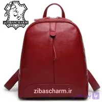 کوله پشتی چرم طبیعی دست دوز - A29
