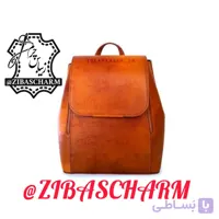 کوله پشتی چرم طبیعی دست دوز - A56