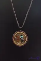 گردنبند چوبی مرغ عشق
