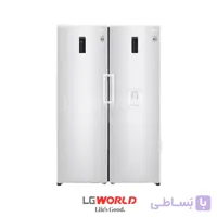 یخچال و فریزر دوقلو ال‌جی مدل 411 و 414 رنگ سفید