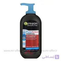 ژل شستشوی صورت گارنیر مدل  Charcoal حجم 200 میلی لیتر