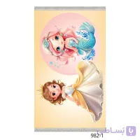فرشینه کودک طرح پرنسس و پری دریایی مدل 982