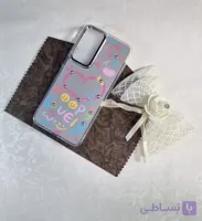 قاب آیینه ای طرحدار نگین پلاتینی سامسونگ گلکسی a16