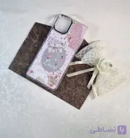 قاب آیینه ای طرحدار نگین پلاتینی سامسونگ گلکسی a06/a07